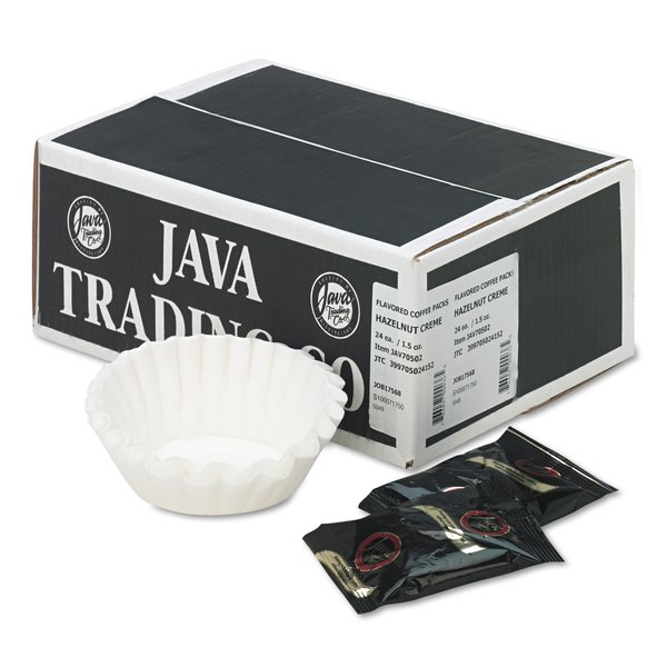 Distant Lands Coffee Coffee Portion Packs, 1.5oz Packs, Hazelnut Creme, PK24 399705024152